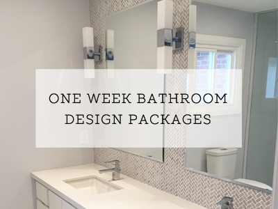 One week bathroom renovation packages